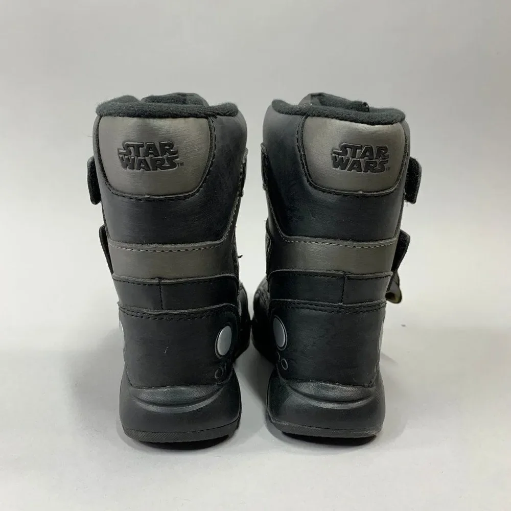 Disney Star Wars Kids Size 7 Black‎ Winter Snow Boots